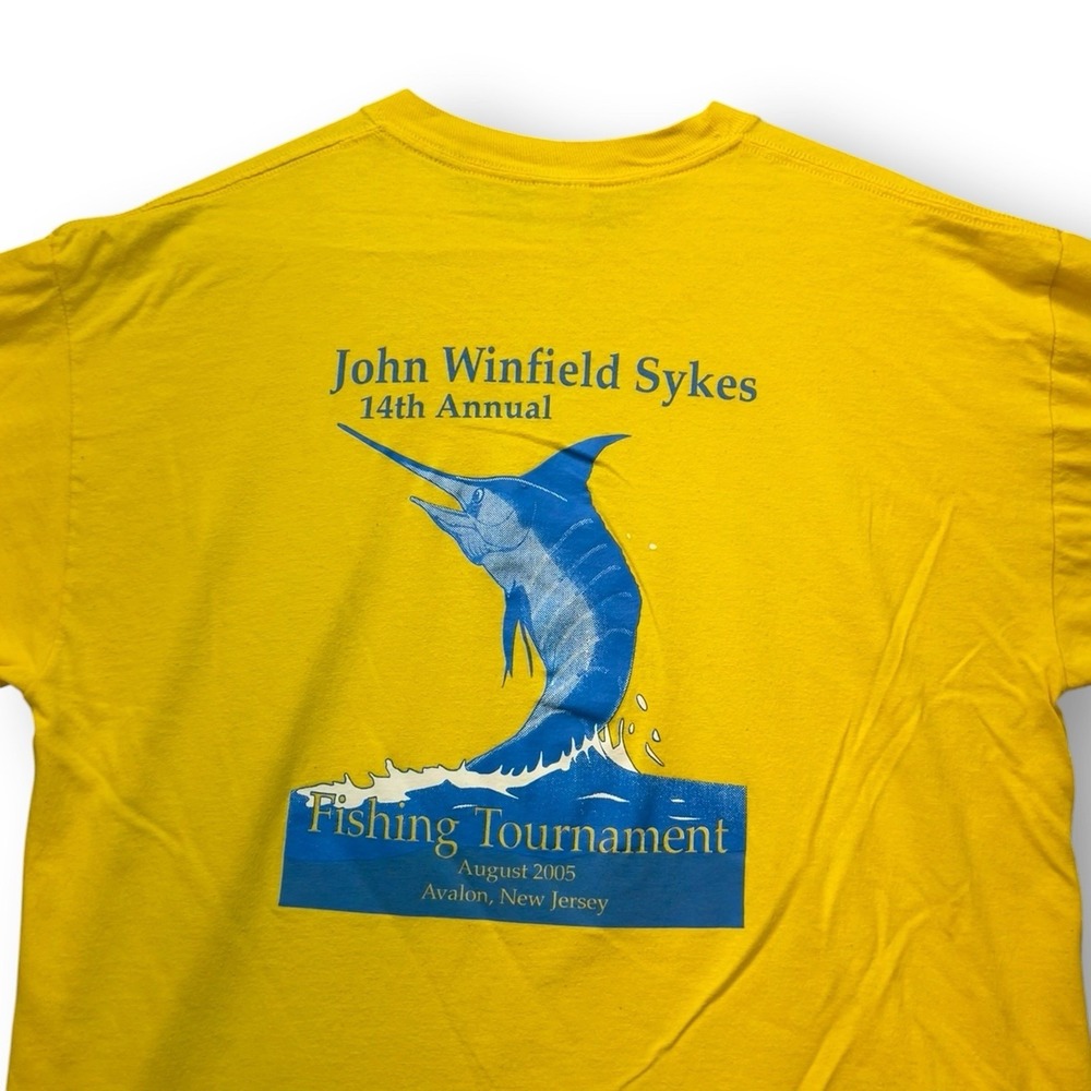 Vintage Avalon Yacht Club Fishing Tournament T Shirt XL Marlin Sailfish 2005 NJ
